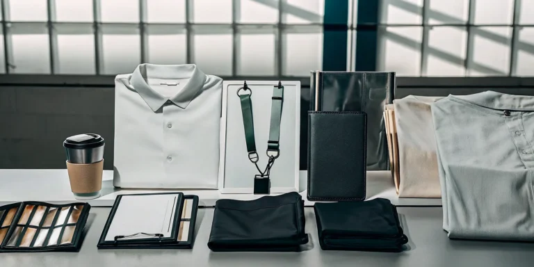 Branded event kits with custom packaging and trade show merchandise