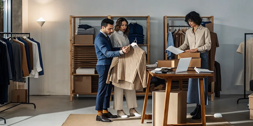 Enterprise team planning corporate merchandise program management