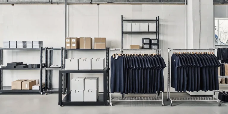 Promotional product fulfillment kits prepared for shipping