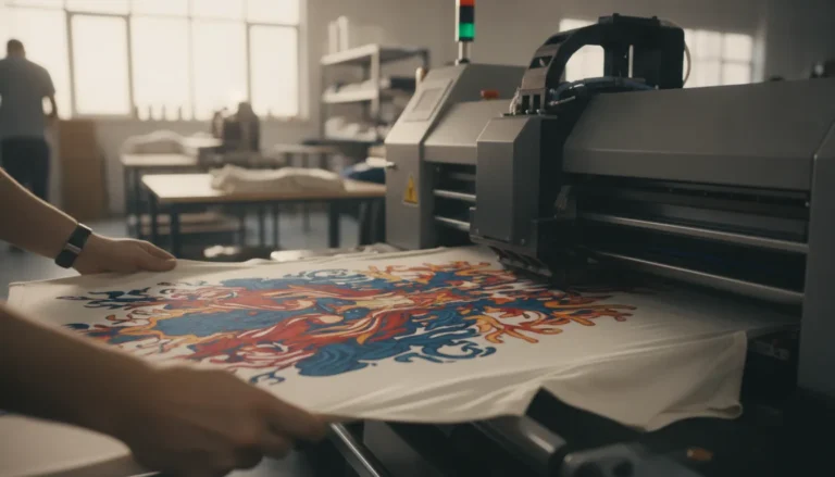 Direct to garment printing on corporate apparel